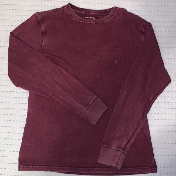 AMERICAN EAGLE | Vintage wash long sleeve T shirt - Picture 1 of 6